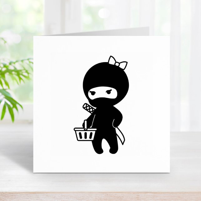 Tampons Encreurs Shopping Ninja Girl (Créateur téléchargé)