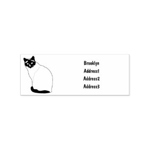 Tampons Encreurs Siamese cat cartoon