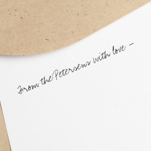 Tampons Encreurs Signature Lettre main Votre texte personnalisé
