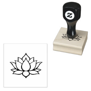 Tampons Encreurs SIGNE LOTUS FLOWER Carte de fidélité Punch Cartes