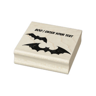 Tampons Encreurs silhouette de chauves-souris d'Halloween