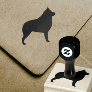 Tampons Encreurs Silhouette de chien de Schipperke
