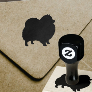 Tampons Encreurs Silhouette de Pomeranian