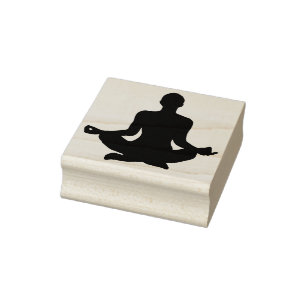 Tampons Encreurs Silhouette de yoga