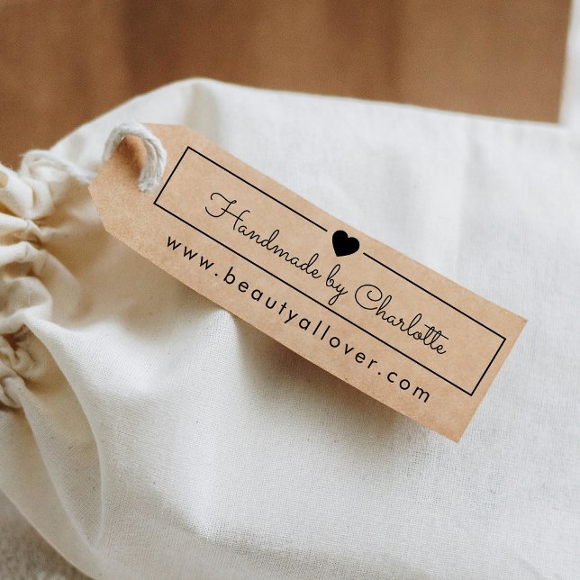 Tampons Encreurs Simpel, écriture manuscrite, "Fabriqué à la main p (Créateur téléchargé)