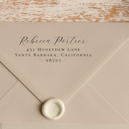 Tampons Encreurs Simple élégante calligraphie Adresse de retour min