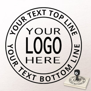Tampons Encreurs Simple Logo Remplacement & Gras Texte Personnalisa