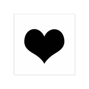 Tampons Encreurs Simple moderne romantique amour du coeur