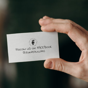 Tampons Encreurs Simple Suivez-nous sur Facebook, les médias sociau
