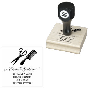 Tampons Encreurs Simples ciseaux Coiffeur professionnel