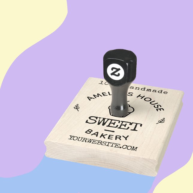 Tampons Encreurs Site Web artisanal Logo d'entreprise personnalisé (Create your own rubber stamp!)