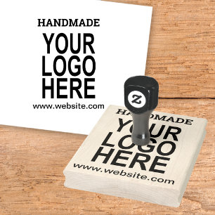 Tampons Encreurs Site Web artisanal Votre logo d'entreprise personn