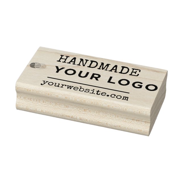 Tampons Encreurs Site Web horizontal artisanal Logo d'entreprise pe (Tampon)