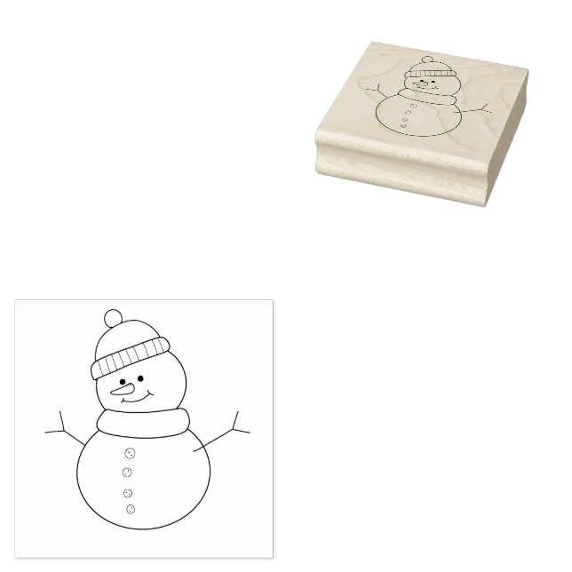 Tampons Encreurs Snowman (Tamponné)