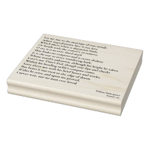 Tampons Encreurs Sonnet 116Let je pas au mariage des esprits vrais