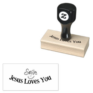 Tampons Encreurs Sourire Jésus Vous Aime Chrétien