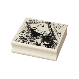 Tampons Encreurs Souvenirs femme Abstraite Surreal Art original