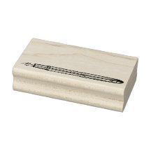 Stampille en bois de stylo de fontaine