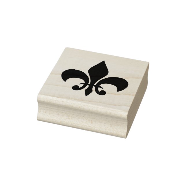 Tampons Encreurs Stand En Caoutchouc Fleur De Lis (Tampon)