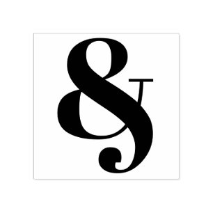 Tampons Encreurs Style Ampersand classique typographie