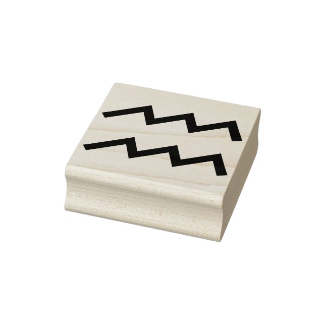 Tampons Encreurs symbole aquarius timbre d'art (Tampon)
