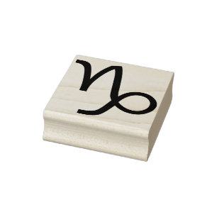 Tampons Encreurs symbole capricorne timbre d'art