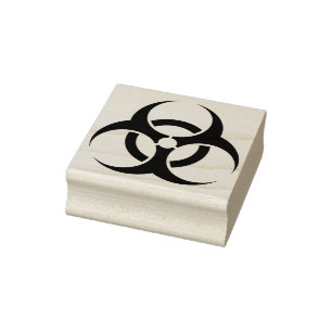 Tampons Encreurs symbole de danger biologique