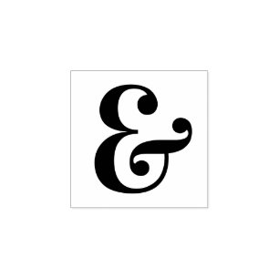 Tampons Encreurs Symbole élégant des signes d'esperluette