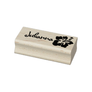 Tampons Encreurs Symbole fleur Hawaii mignon Nom du style hawaïen
