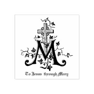 Tampons Encreurs Symbole marial de la Vierge catholique