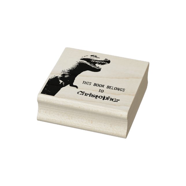 Tampons Encreurs T-Rex Terrifiant - Ce livre appartient à (Tampon)