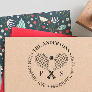 Tampons Encreurs Tennis correspondance parfaite Nom personnalisé Ad
