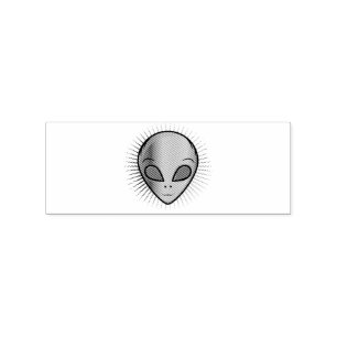 Tampons Encreurs Tête de Alien psychédélique Tonnerre_Cove