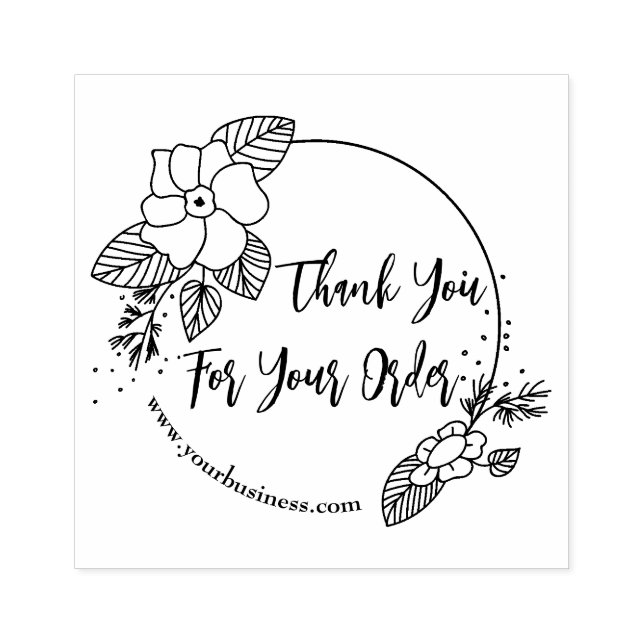 Tampons Encreurs Thank You For Your Order Business (Impression)