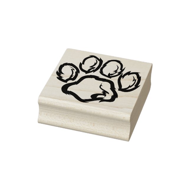 Tampons Encreurs timbre art empreinte de patte chien (Tampon)