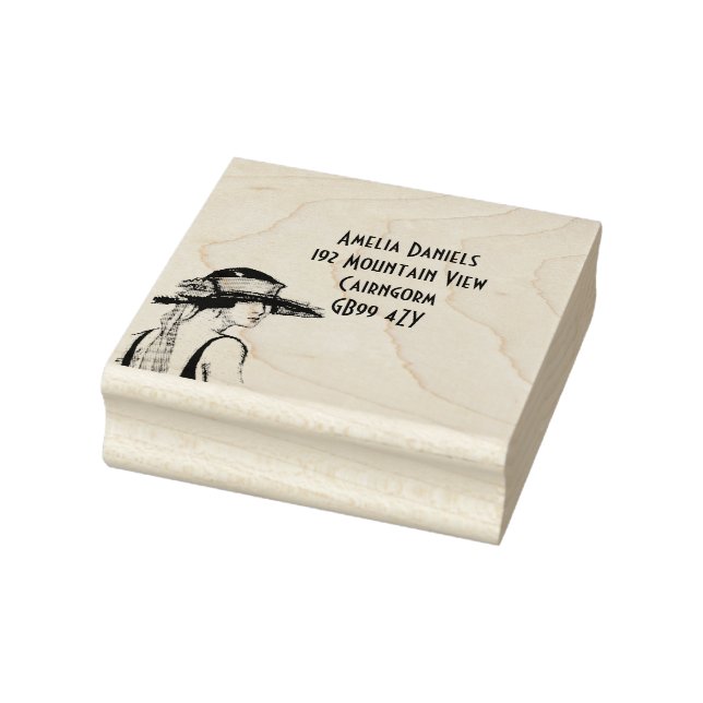 Tampons Encreurs Timbre auto-encastré des années 1920 (Tampon)