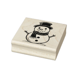 Tampons Encreurs Timbre caoutchouc Snowman 2