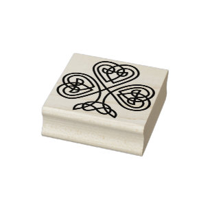 Tampons Encreurs timbre croix shamrock celtique