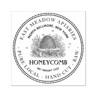 Timbre d'abeilles à la main coupé du jardin