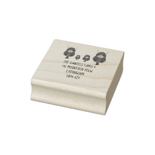 Tampons Encreurs Timbre d'adresse de vache de la région sud