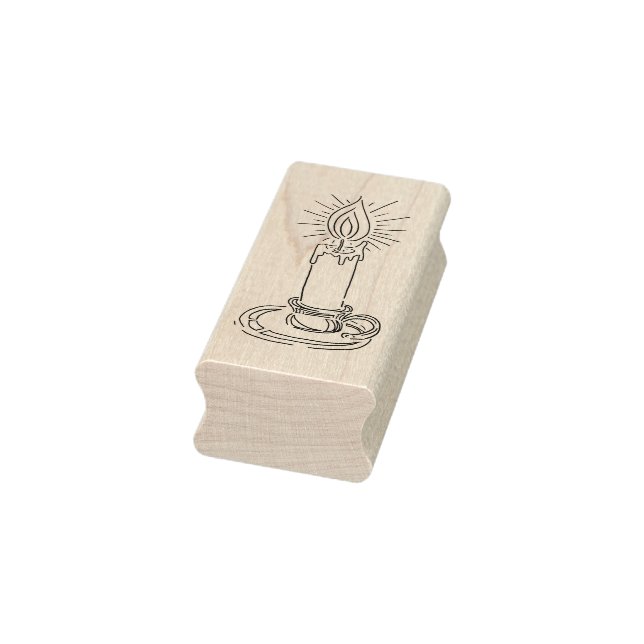 Tampons Encreurs timbre d'art aux bougies (Tampon)