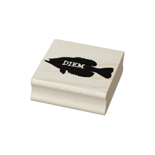 Tampons Encreurs timbre d'art crappie diem