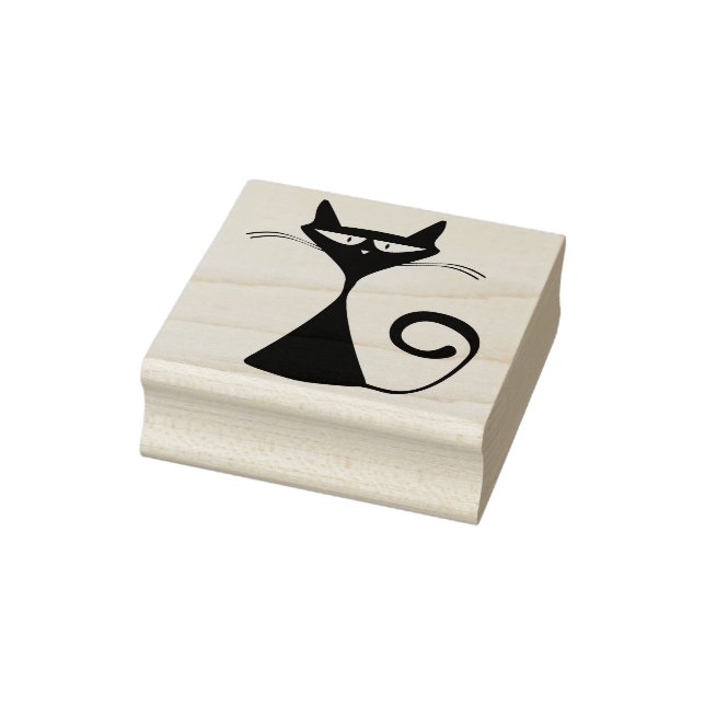 Tampons Encreurs timbre d'art de chat en verre d'heure (Tampon)