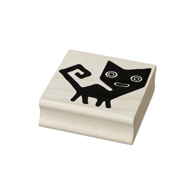 Tampons Encreurs Timbre d'art de chat tribal abstrait (Tampon)