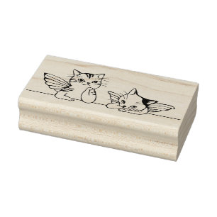 Tampons Encreurs timbre d'art de chats d'ange