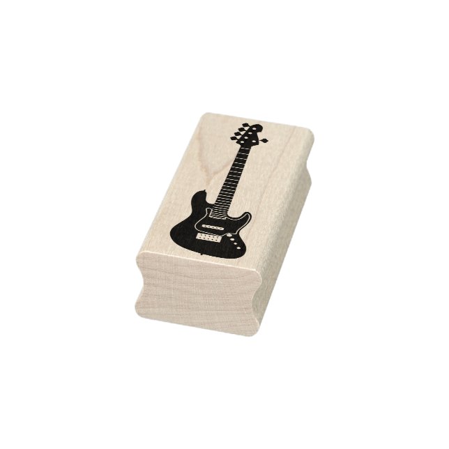 Tampons Encreurs timbre d'art de la guitare basse (Tampon)