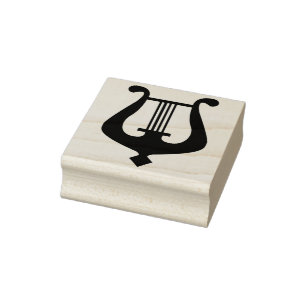Tampons Encreurs timbre d'art de la harpe d'ange