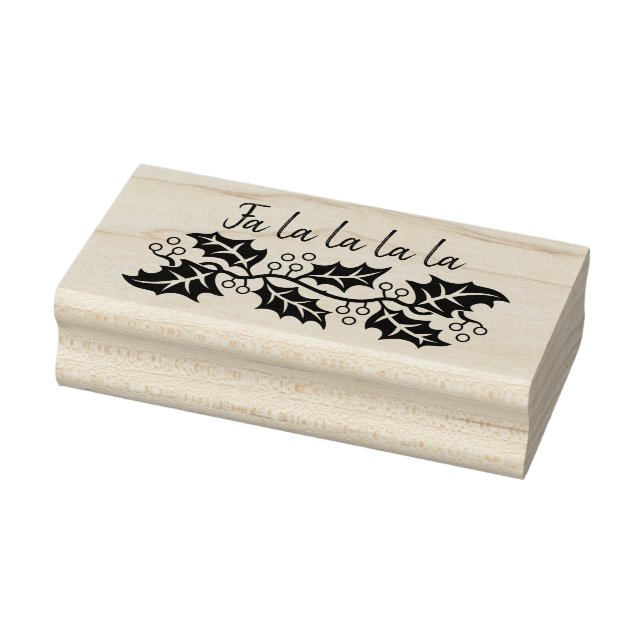 Tampons Encreurs Timbre d'art de Noël Holly Garland (Tampon)