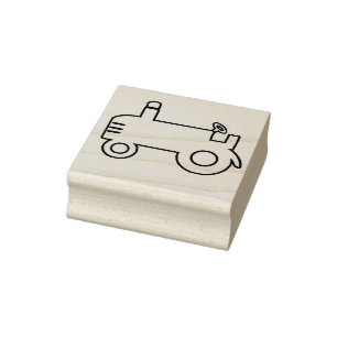Tampons Encreurs Timbre d'art de tracteur