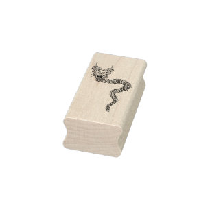 Tampons Encreurs timbre d'art dragon chinois
